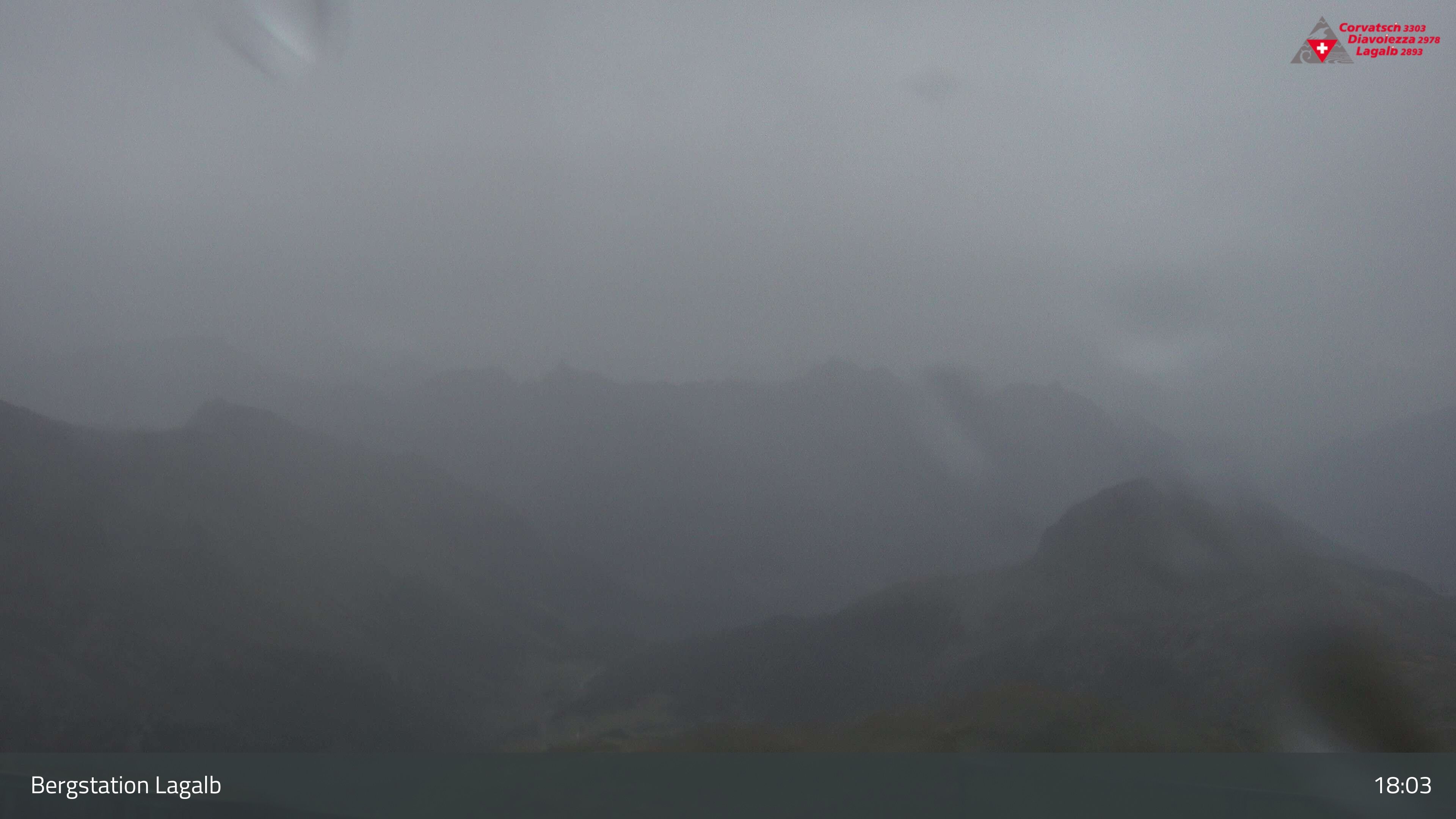 Pontresina: Bergstation Lagalb, Lagalb, Sicht Poschiavo