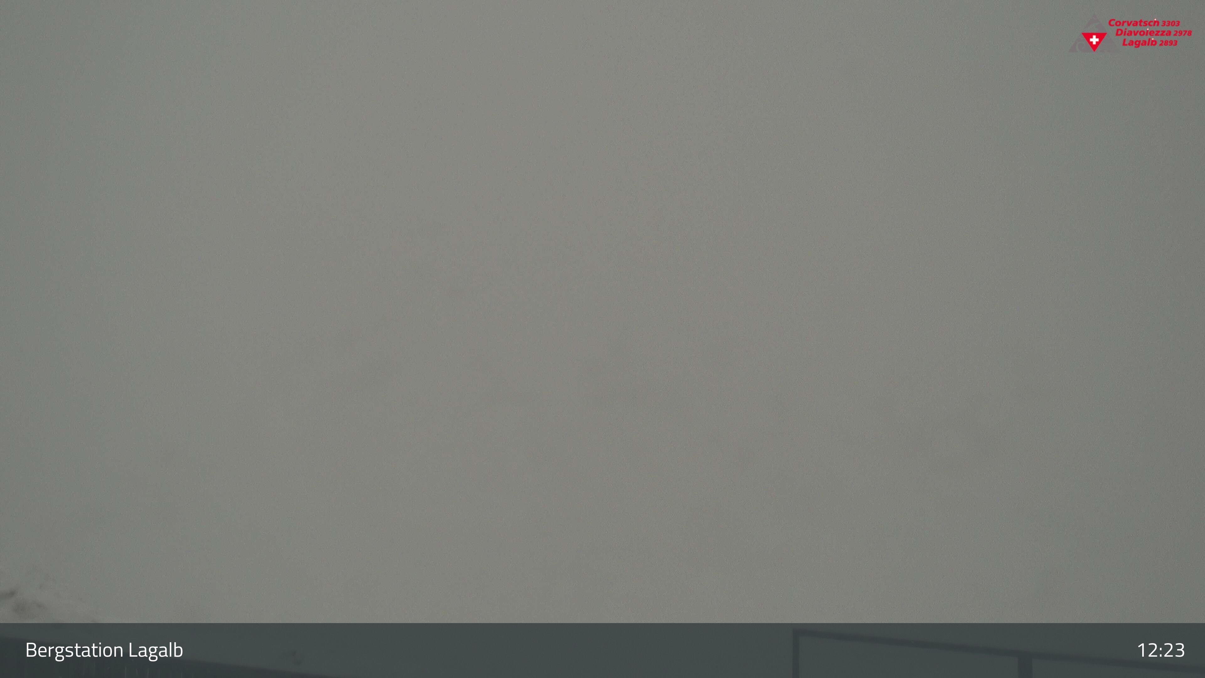 Pontresina: Bergstation Lagalb, Lagalb, Sicht Poschiavo