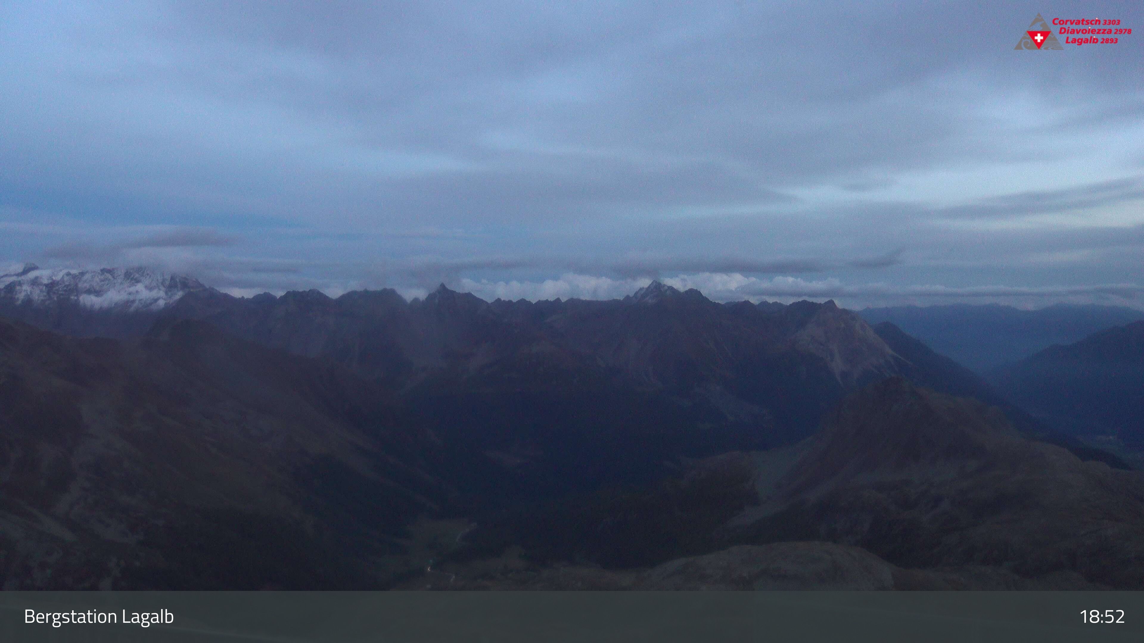 Pontresina: Bergstation Lagalb, Lagalb, Sicht Poschiavo
