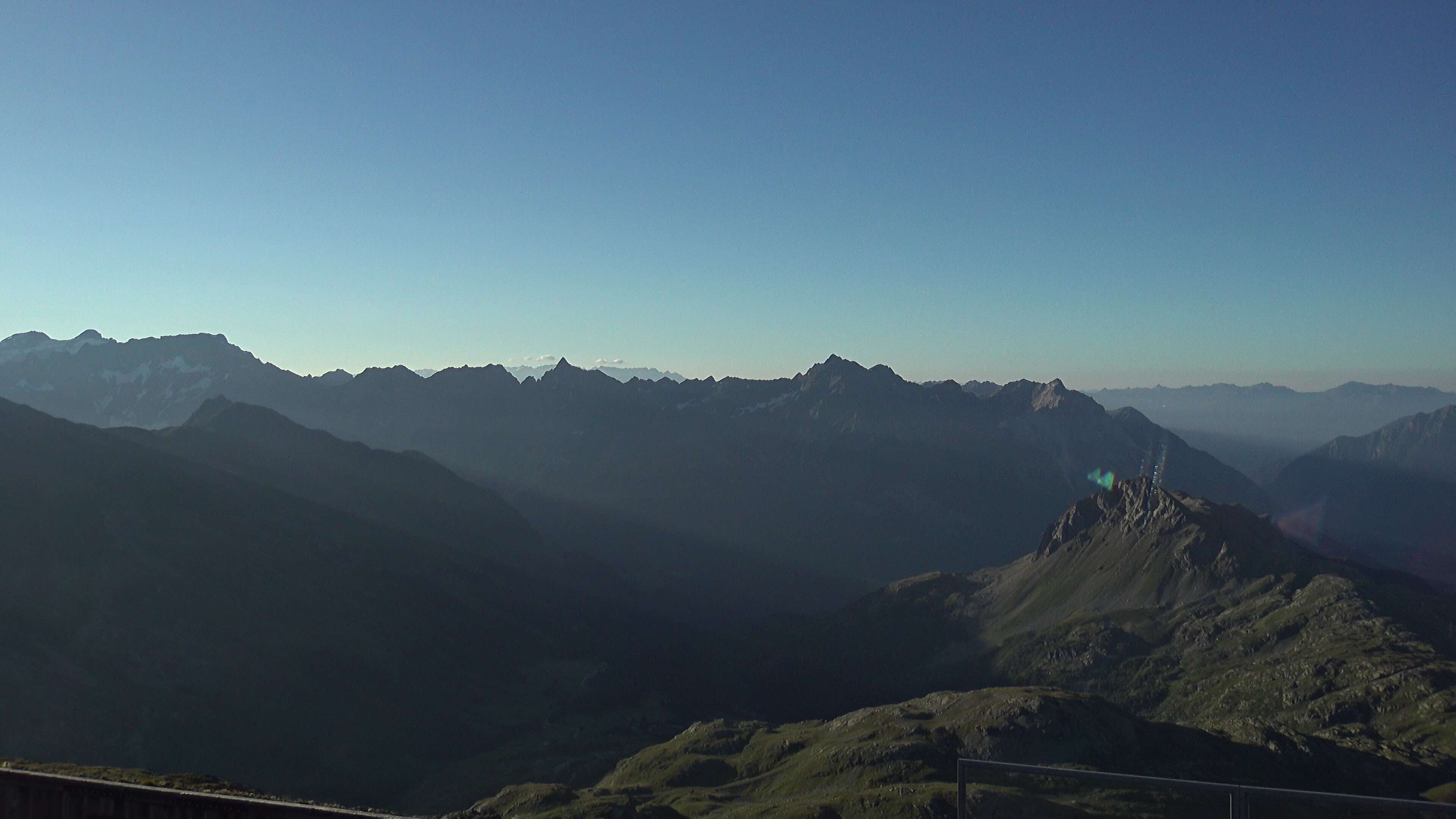 Pontresina: Bergstation Lagalb, Lagalb, Sicht Poschiavo