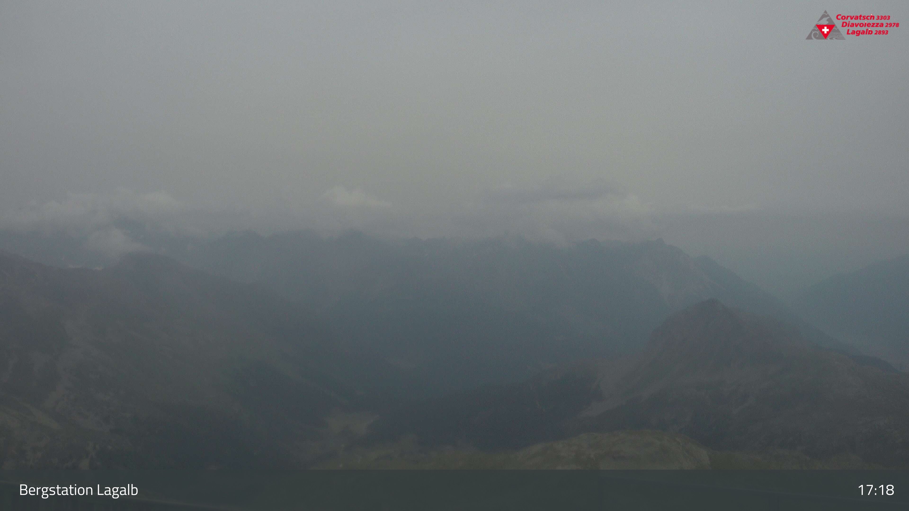 Pontresina: Bergstation Lagalb, Lagalb, Sicht Poschiavo