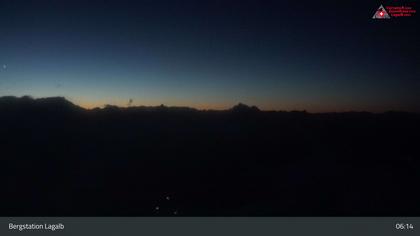 Pontresina: Bergstation Lagalb, Lagalb, Sicht Poschiavo