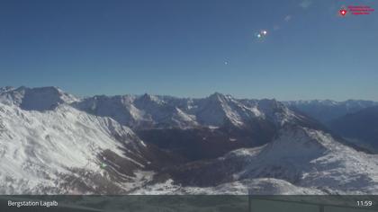 Pontresina: Bergstation Lagalb, Lagalb, Sicht Poschiavo