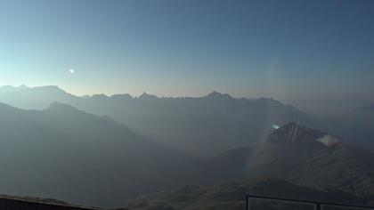 Pontresina: Bergstation Lagalb, Lagalb, Sicht Poschiavo