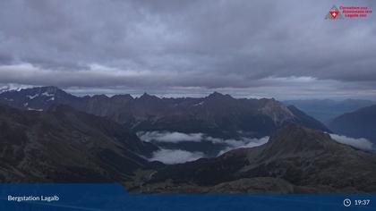 Pontresina: Bergstation Lagalb, Lagalb, Sicht Poschiavo