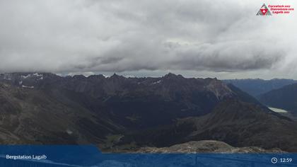 Pontresina: Bergstation Lagalb, Lagalb, Sicht Poschiavo