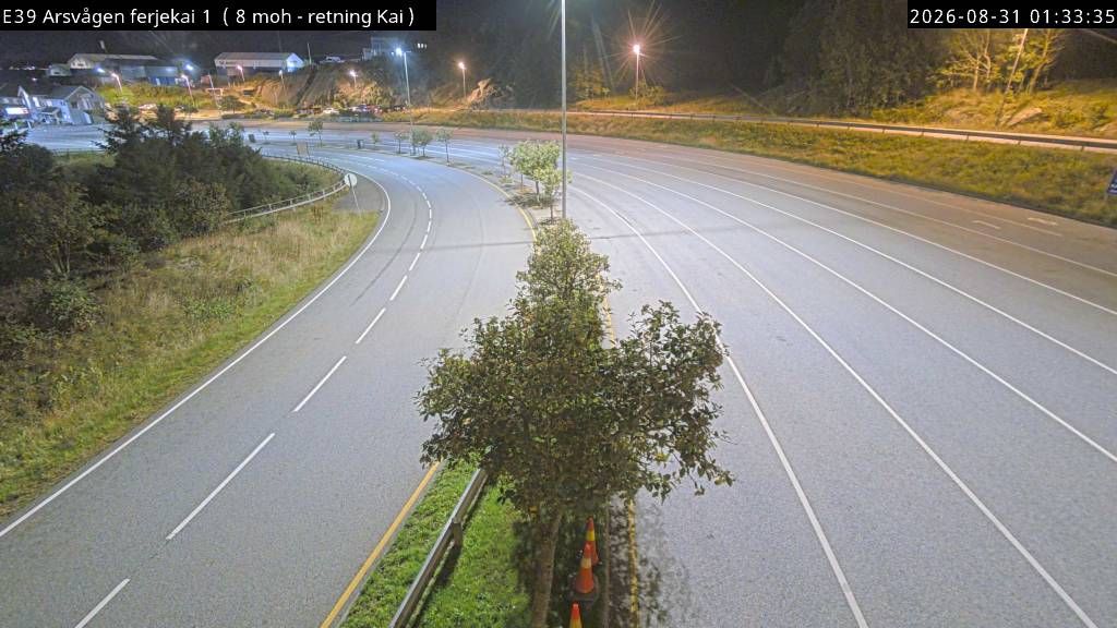 Traffic Cam Arsvagen: E39 - Ferjekai (ferjekai)