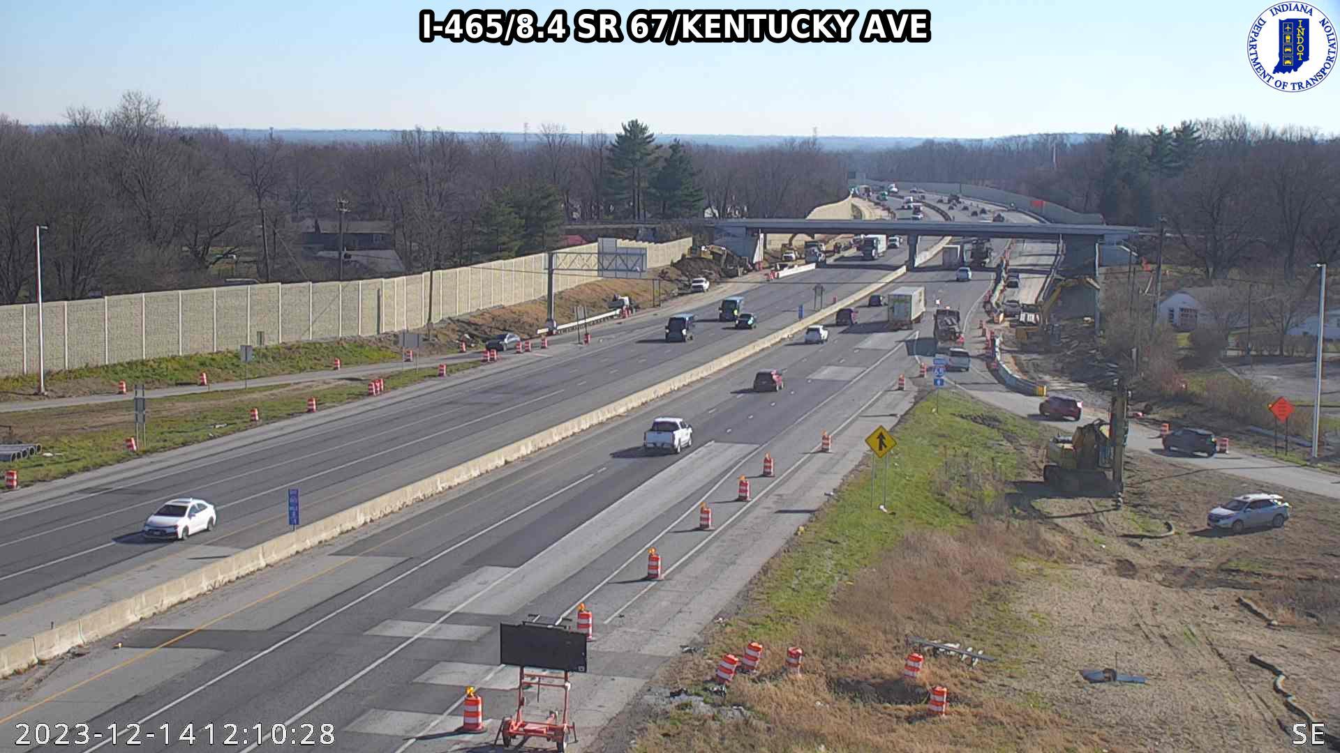 Traffic Cam Indianapolis: I-465: I-465/8.4 SR 67/KENTUCKY AVE: I-465/8.4 SR 67/KENTUCKY AVE