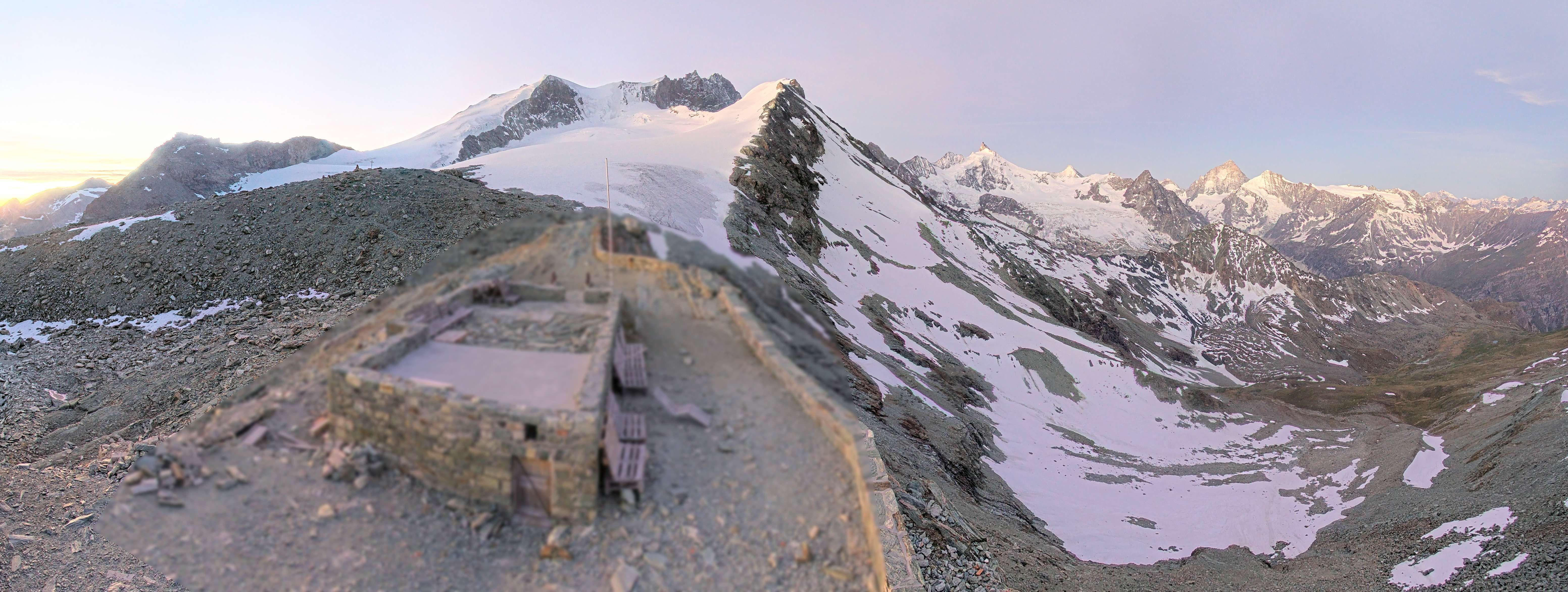 Anniviers › Südosten: Cabane de Tracuit CAS - Turtmann Glacier - Bishorn - Tracuit - Weisshorn