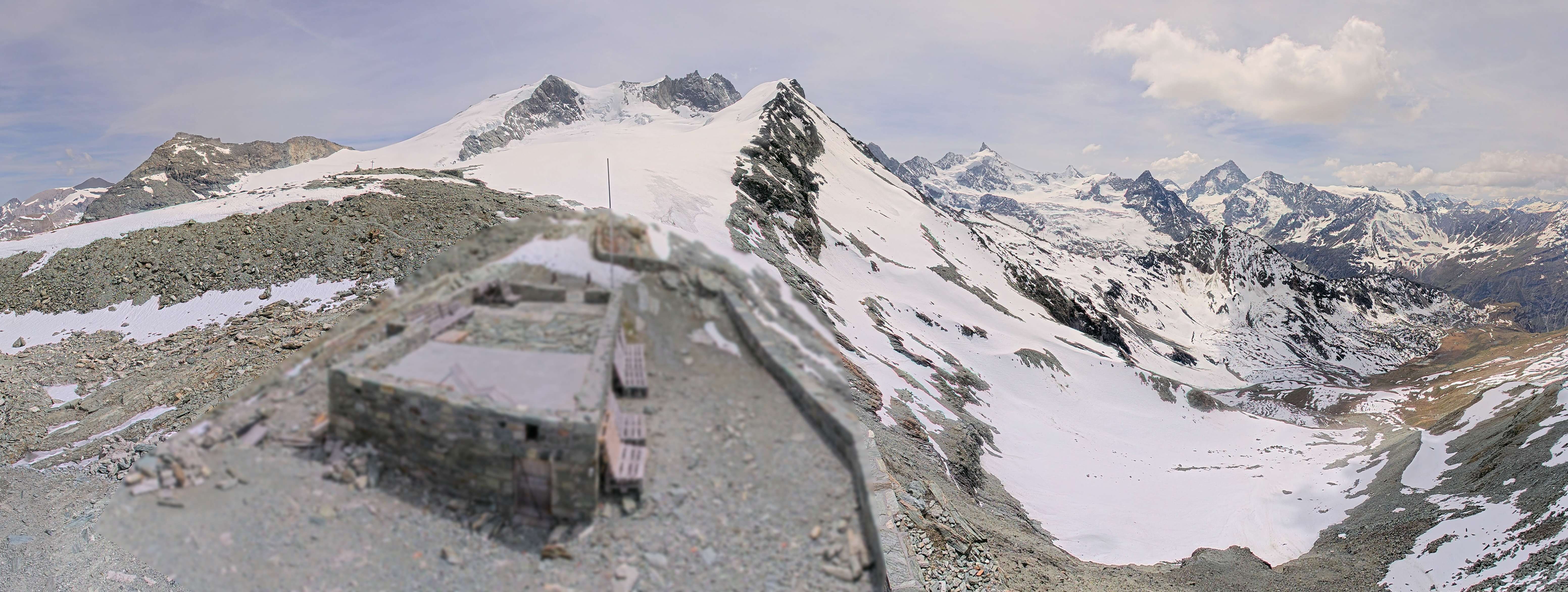 Anniviers › Südosten: Cabane de Tracuit CAS - Turtmann Glacier - Bishorn - Tracuit - Weisshorn