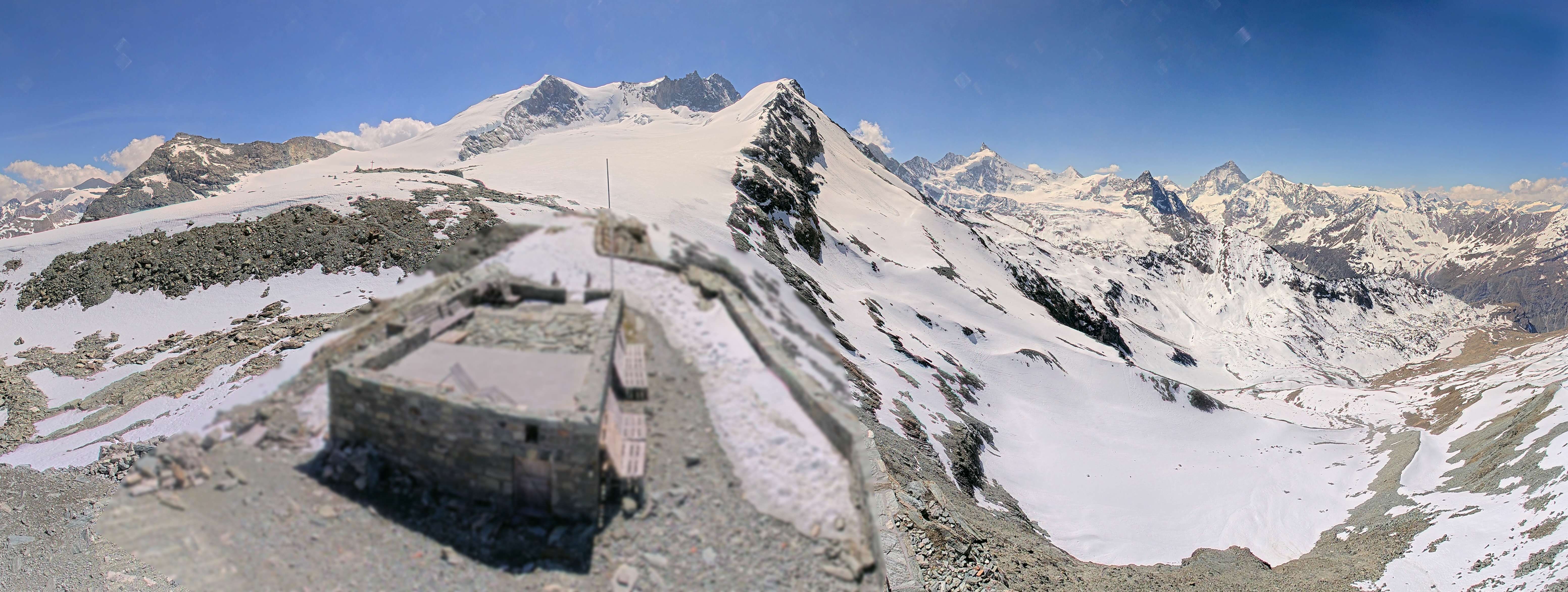 Anniviers › Südosten: Cabane de Tracuit CAS - Turtmann Glacier - Bishorn - Tracuit - Weisshorn