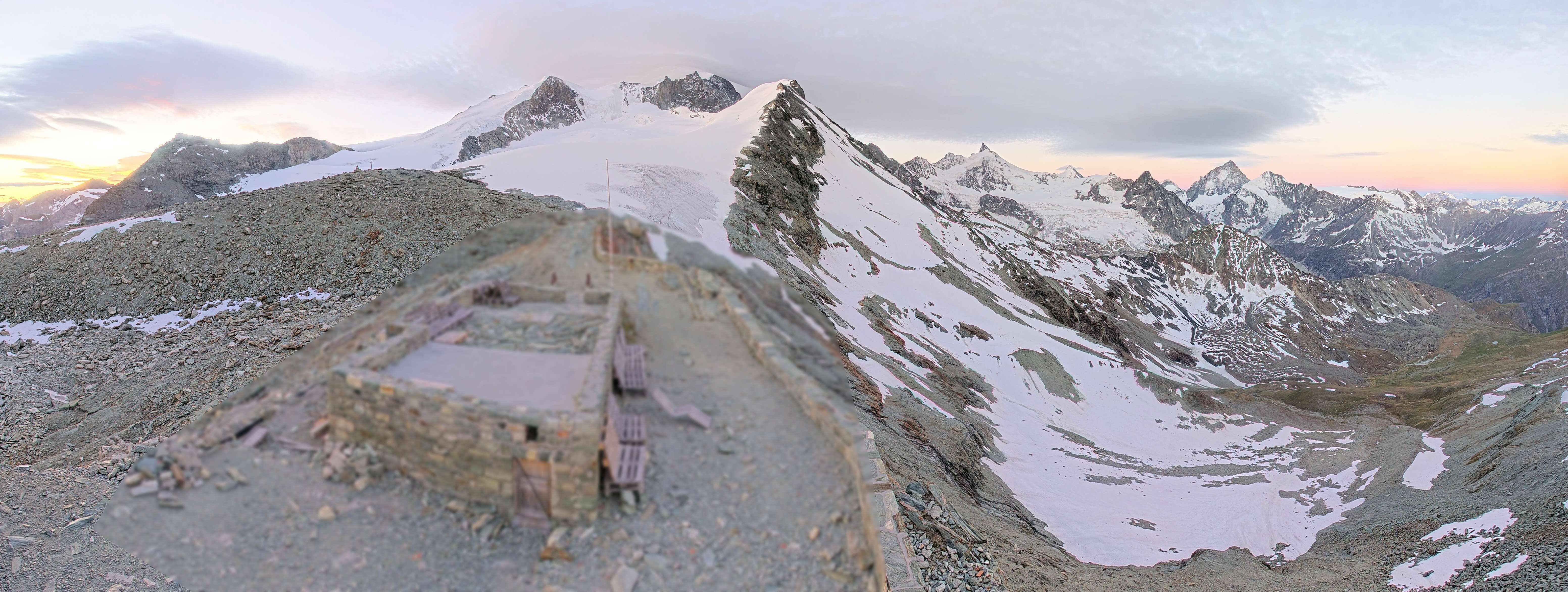 Anniviers › Südosten: Cabane de Tracuit CAS - Turtmann Glacier - Bishorn - Tracuit - Weisshorn