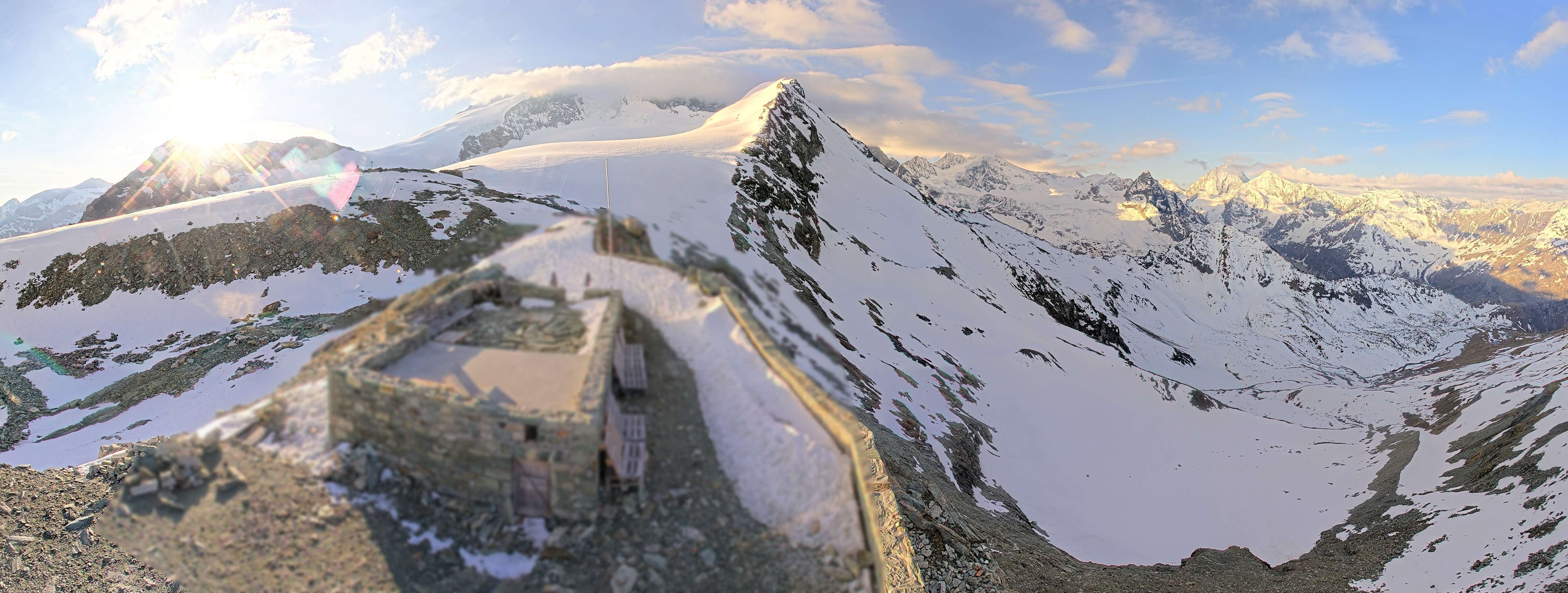 Anniviers › Südosten: Cabane de Tracuit CAS - Turtmann Glacier - Bishorn - Tracuit - Weisshorn