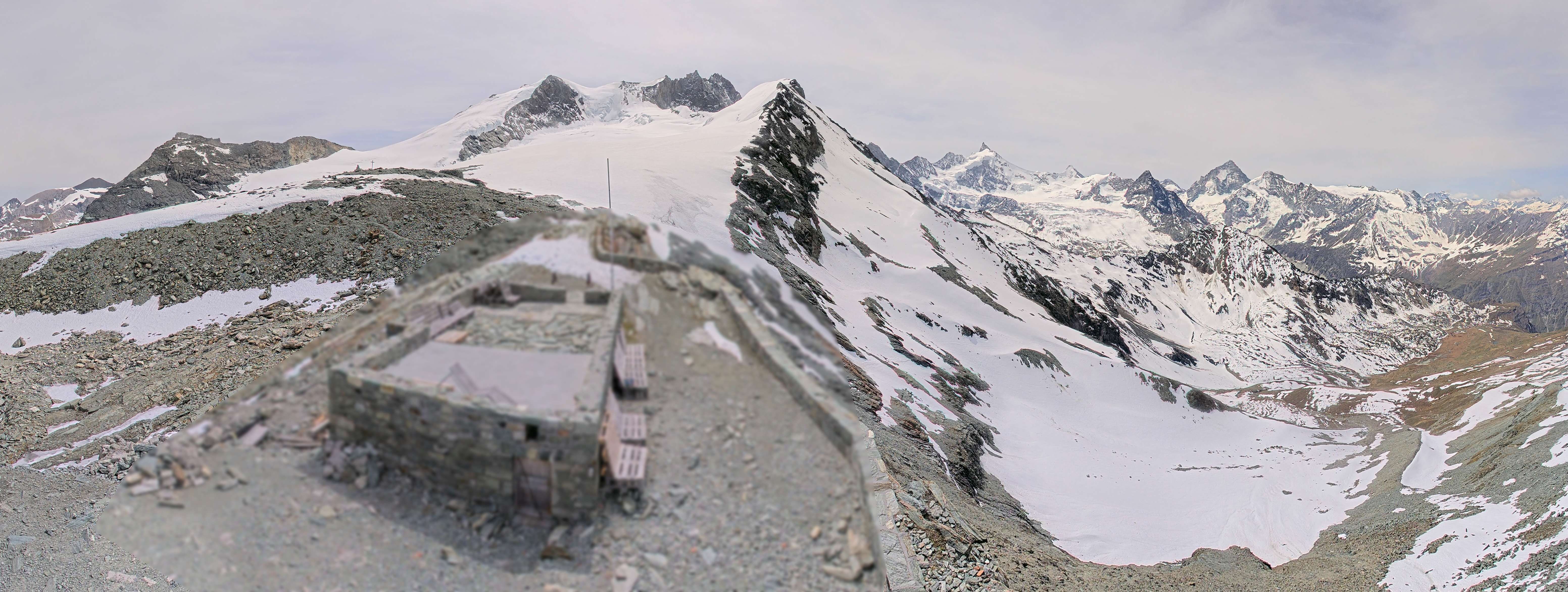 Anniviers › Südosten: Cabane de Tracuit CAS - Turtmann Glacier - Bishorn - Tracuit - Weisshorn