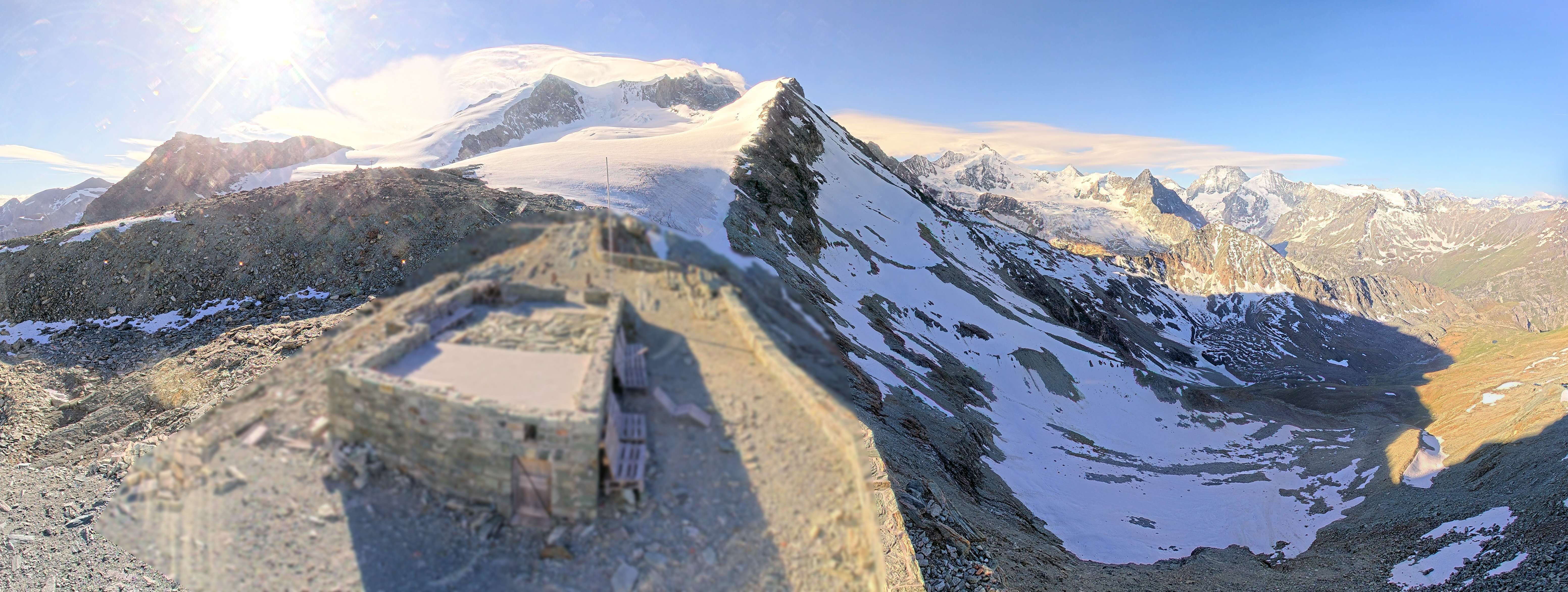 Anniviers › Südosten: Cabane de Tracuit CAS - Turtmann Glacier - Bishorn - Tracuit - Weisshorn