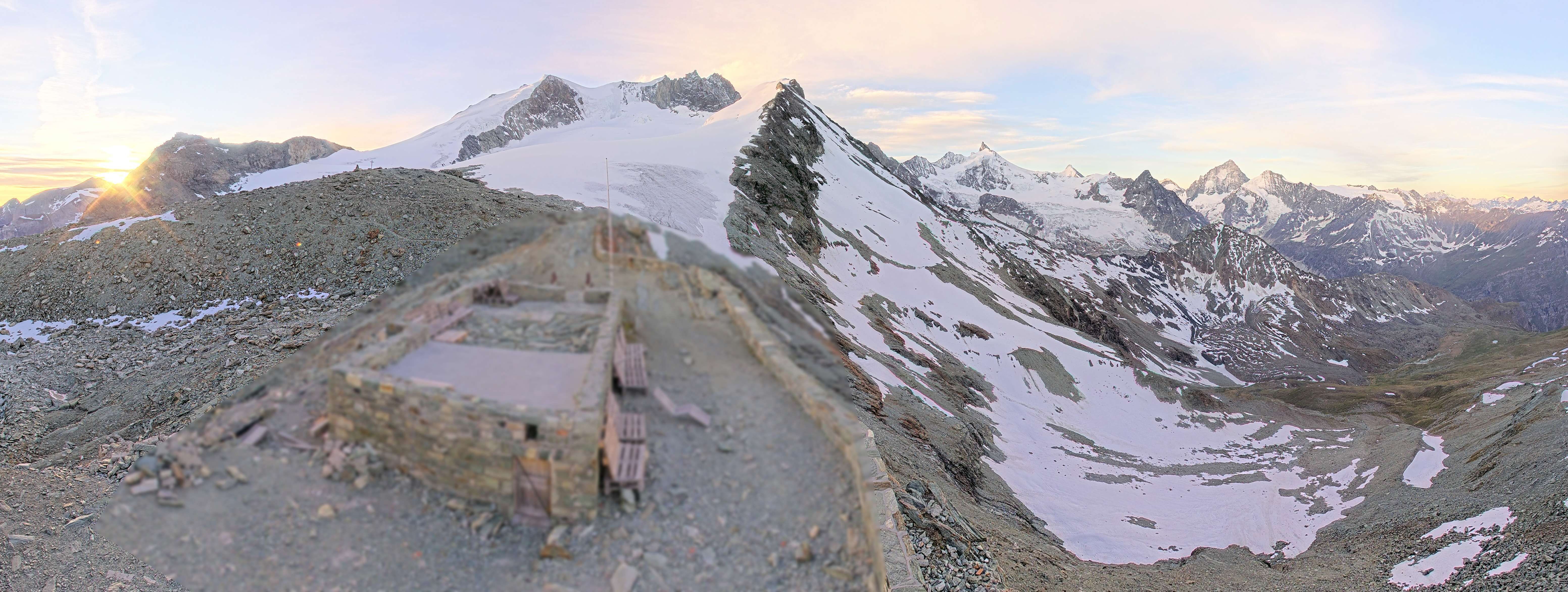 Anniviers › Südosten: Cabane de Tracuit CAS - Turtmann Glacier - Bishorn - Tracuit - Weisshorn