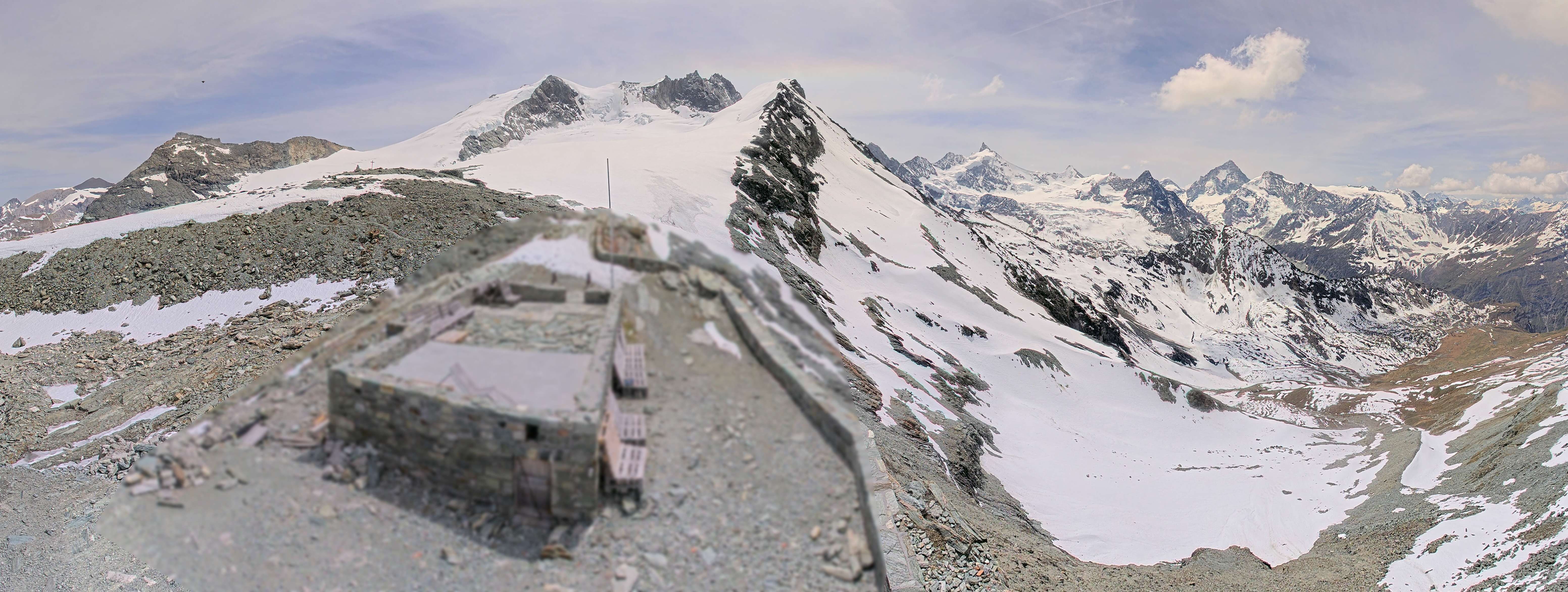 Anniviers › Südosten: Cabane de Tracuit CAS - Turtmann Glacier - Bishorn - Tracuit - Weisshorn
