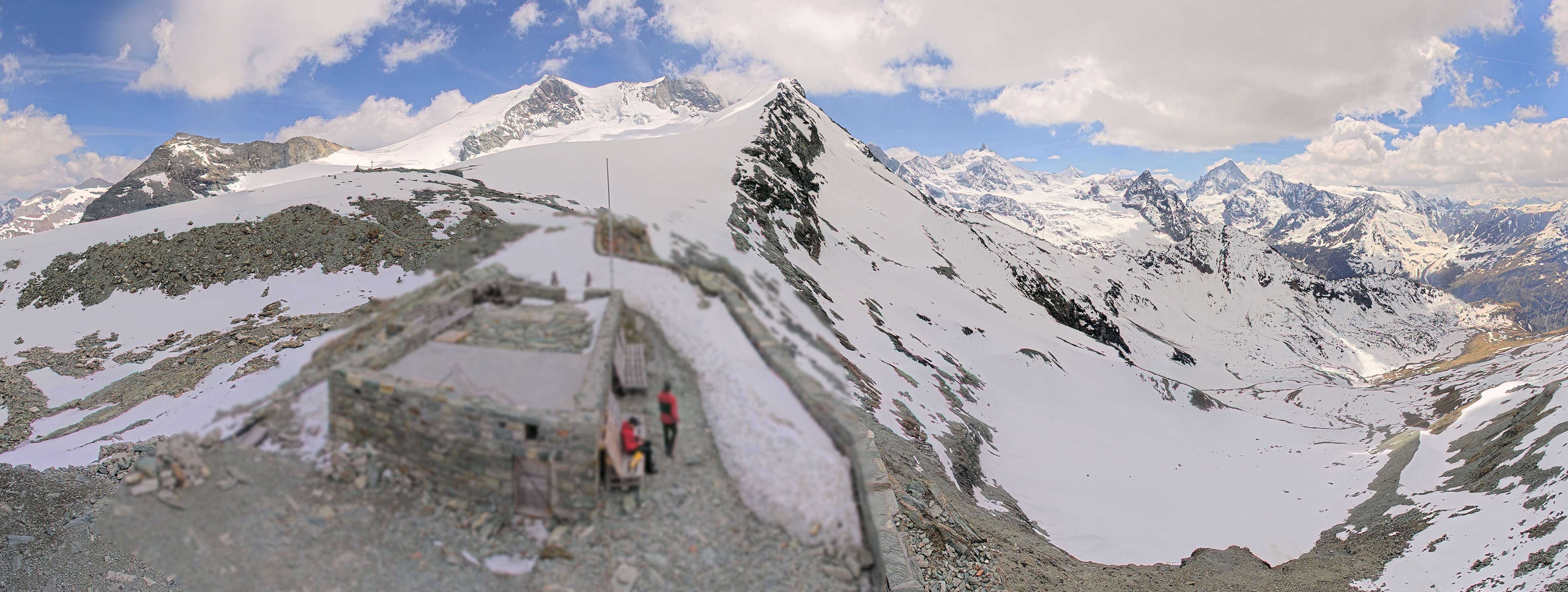 Anniviers › Südosten: Cabane de Tracuit CAS - Turtmann Glacier - Bishorn - Tracuit - Weisshorn