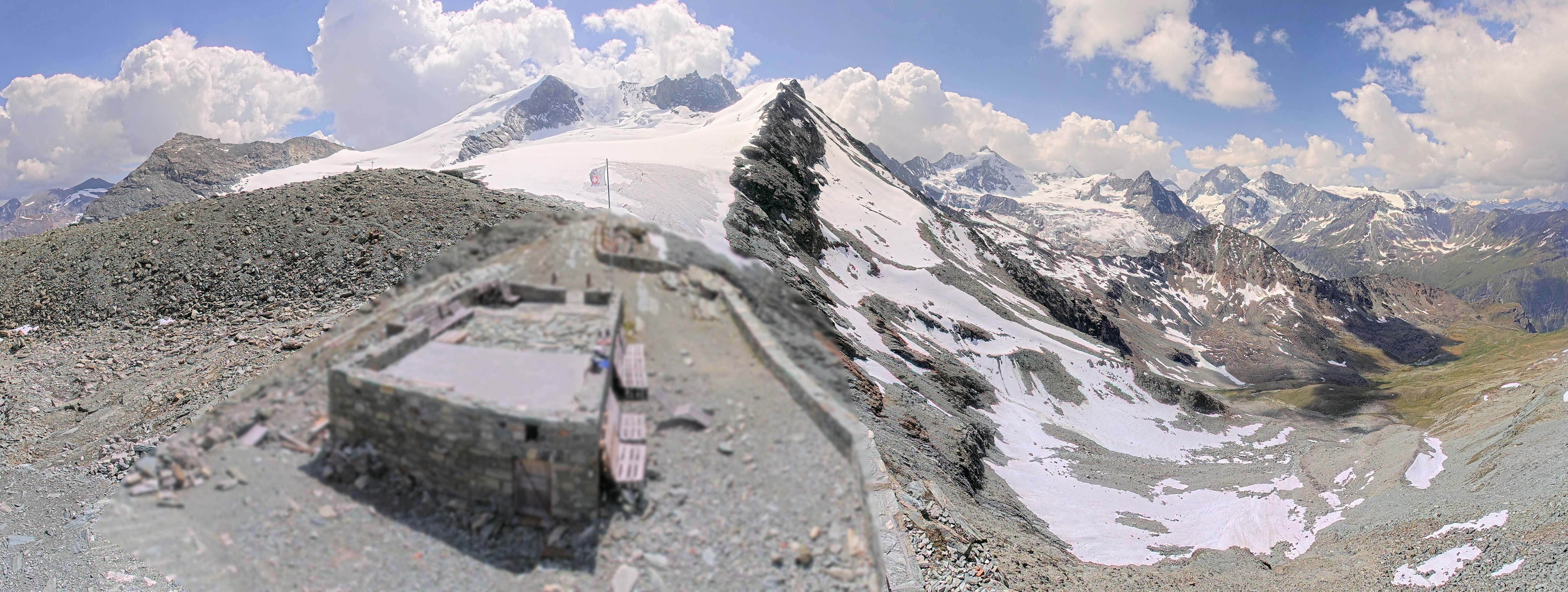 Anniviers › Südosten: Cabane de Tracuit CAS - Turtmann Glacier - Bishorn - Tracuit - Weisshorn
