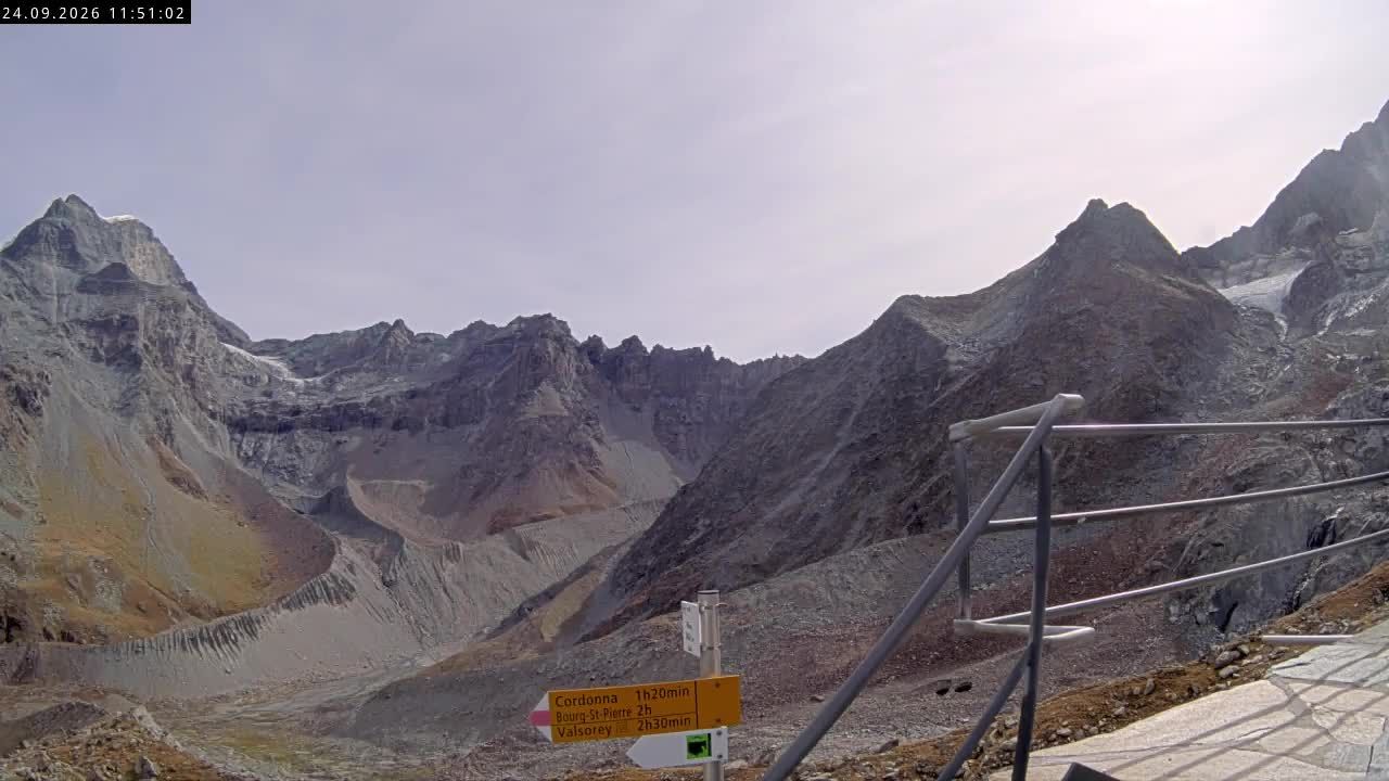 Bourg-Saint-Pierre › Südosten: Glacier de Tseudet - Mont de la Gouille