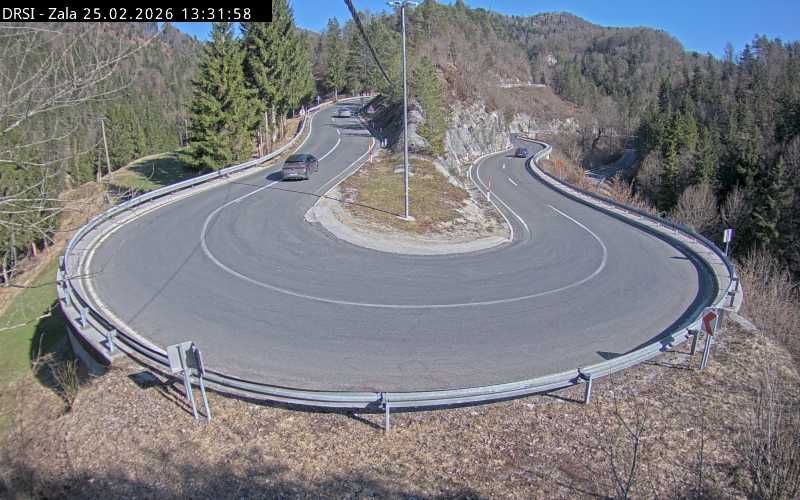 Traffic Cam Jelicni Vrh: G2-102, Idrija - Godovič, Zala