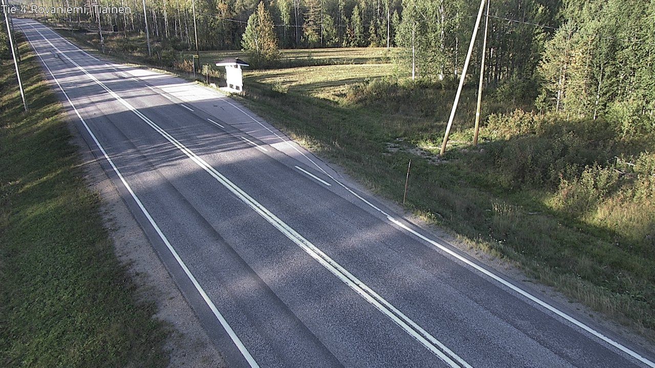 Traffic Cam Rovaniemi: Tie - Tiainen - Ivaloon