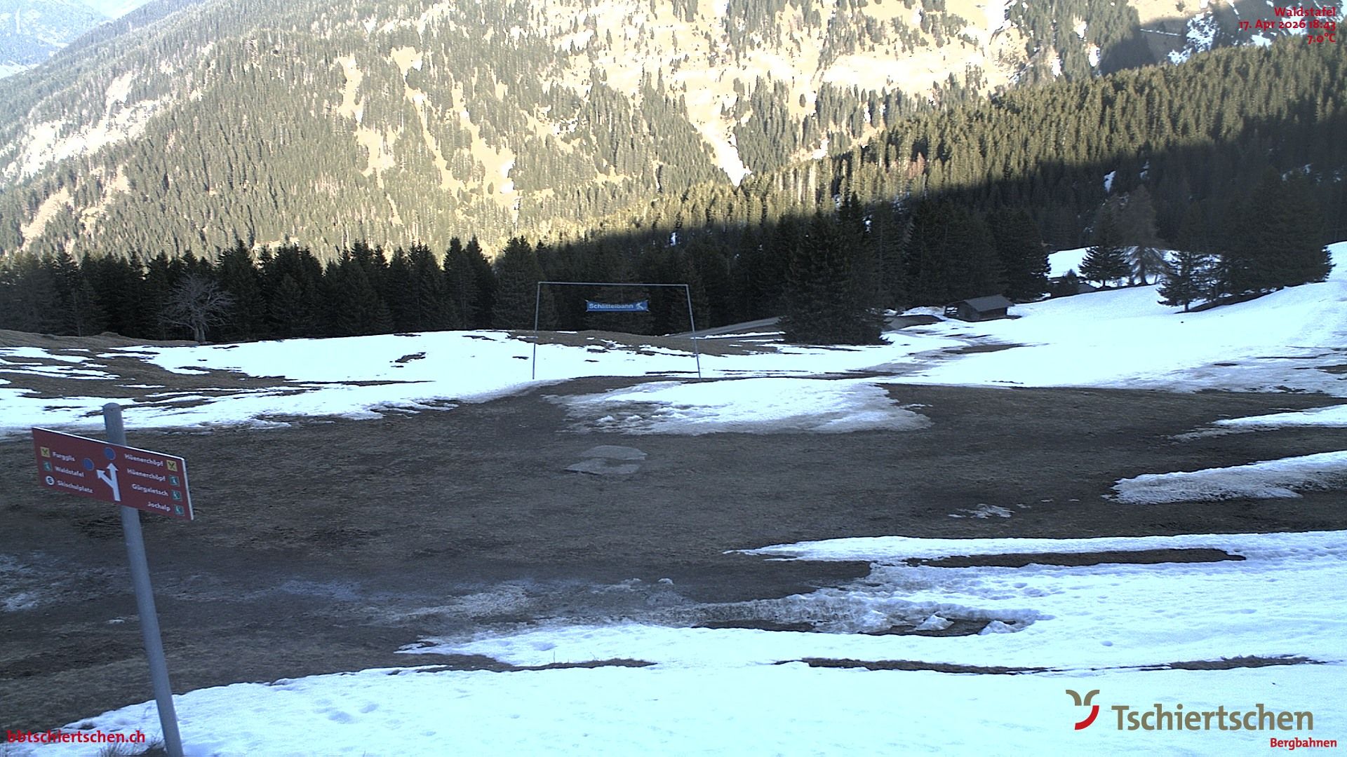 Tschiertschen-Praden: Spinatzman Blick Richtung Aroser Weisshorn: Spinatzman Blick Richtung Aroser Weisshorn