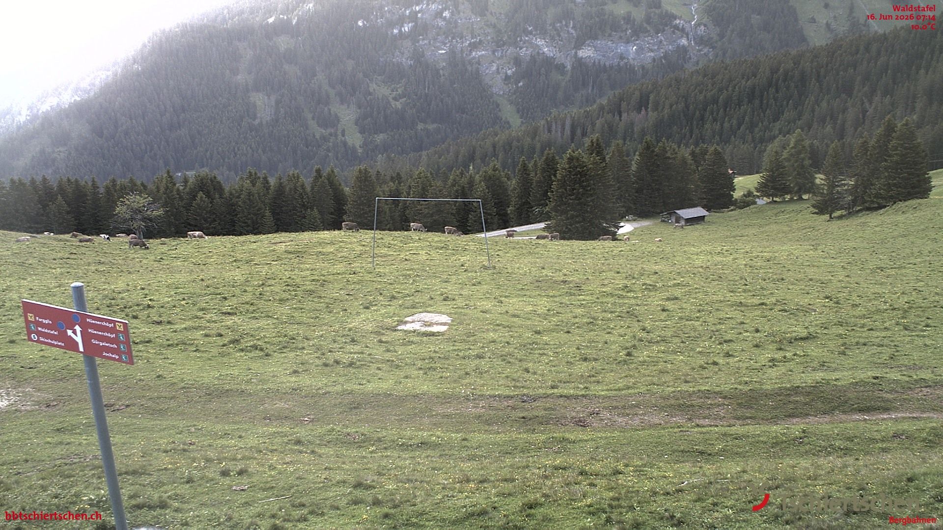 Tschiertschen-Praden: Spinatzman Blick Richtung Aroser Weisshorn: Spinatzman Blick Richtung Aroser Weisshorn