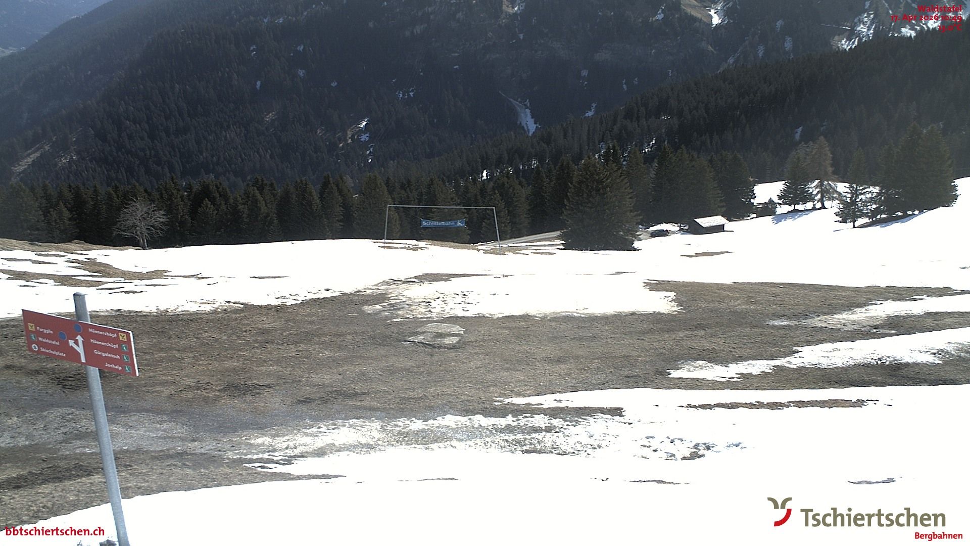 Tschiertschen-Praden: Spinatzman Blick Richtung Aroser Weisshorn: Spinatzman Blick Richtung Aroser Weisshorn