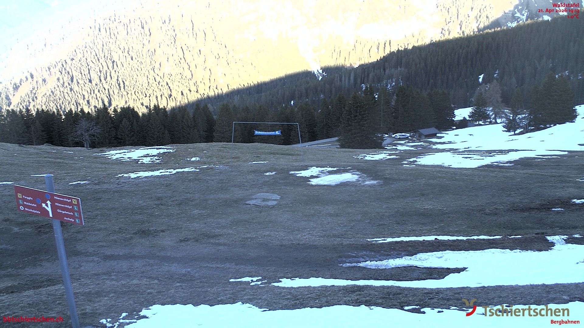 Tschiertschen-Praden: Spinatzman Blick Richtung Aroser Weisshorn: Spinatzman Blick Richtung Aroser Weisshorn