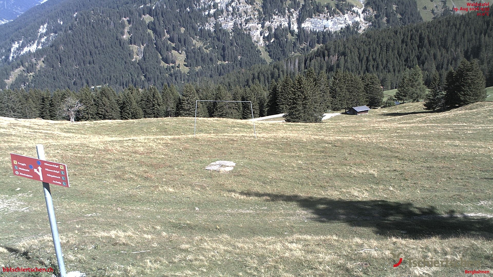 Tschiertschen-Praden: Spinatzman Blick Richtung Aroser Weisshorn: Spinatzman Blick Richtung Aroser Weisshorn
