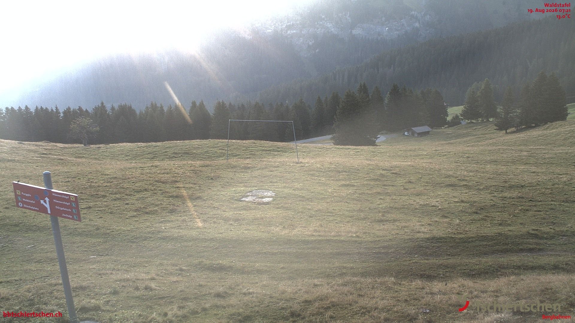 Tschiertschen-Praden: Spinatzman Blick Richtung Aroser Weisshorn: Spinatzman Blick Richtung Aroser Weisshorn