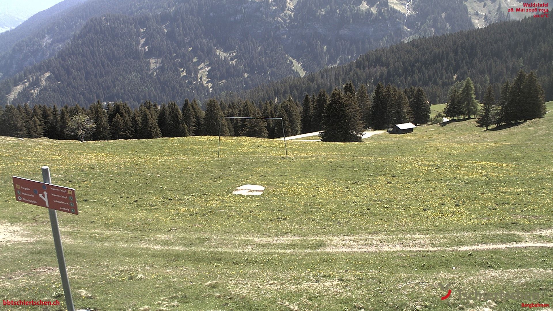 Tschiertschen-Praden: Spinatzman Blick Richtung Aroser Weisshorn: Spinatzman Blick Richtung Aroser Weisshorn