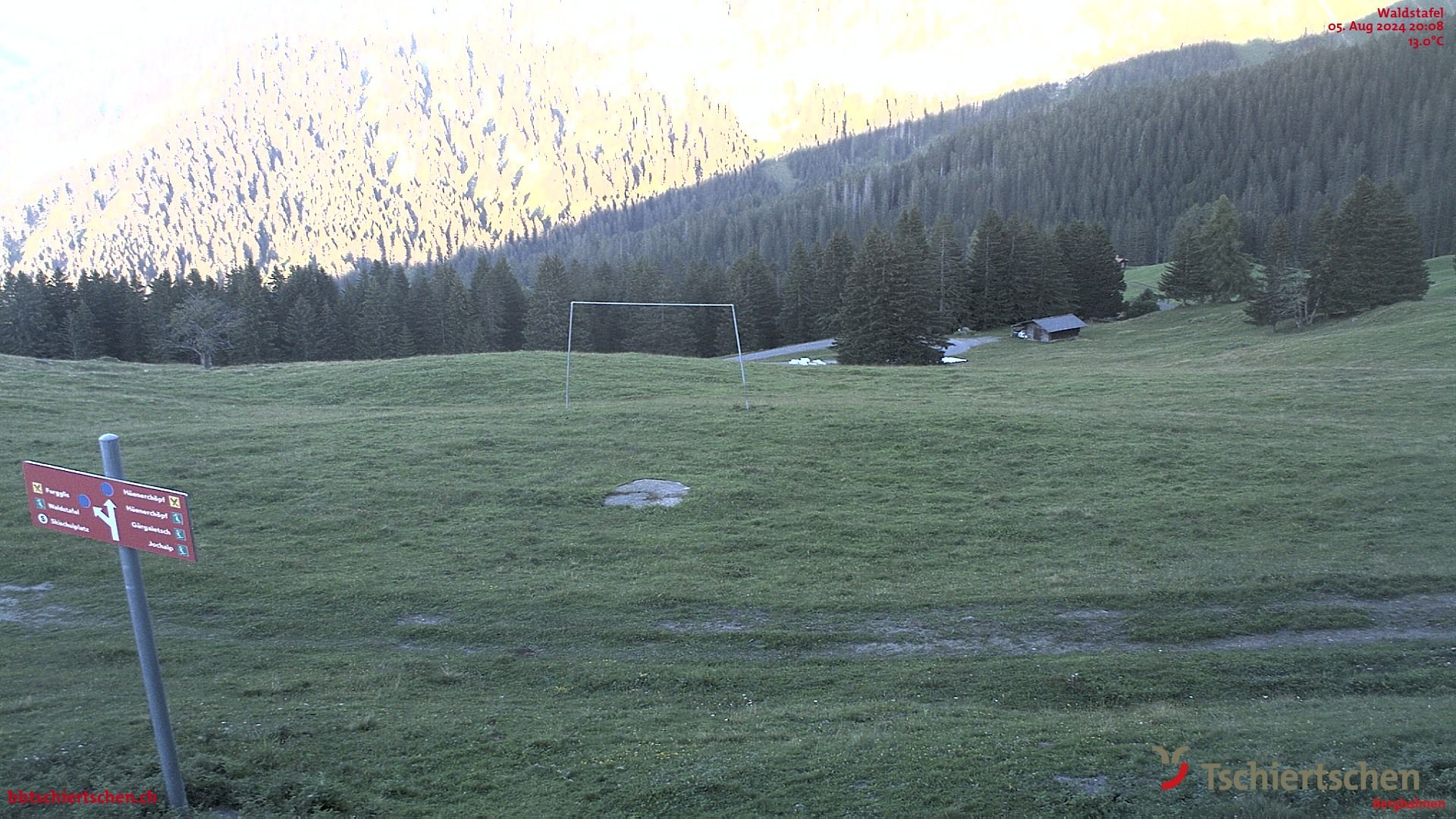 Tschiertschen-Praden: Spinatzman Blick Richtung Aroser Weisshorn: Spinatzman Blick Richtung Aroser Weisshorn