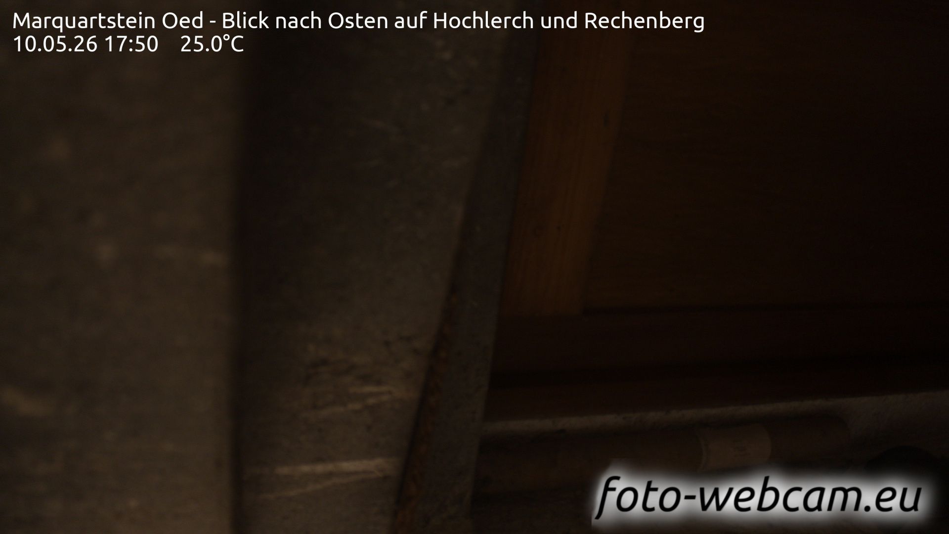 Traffic Cam Marquartstein: Oed - Blick nach Osten auf Hochlerch und Rechenberg