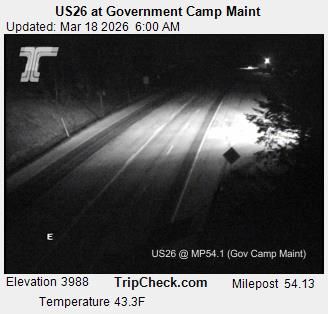 Traffic Cam Government Camp: US26 at - Maint