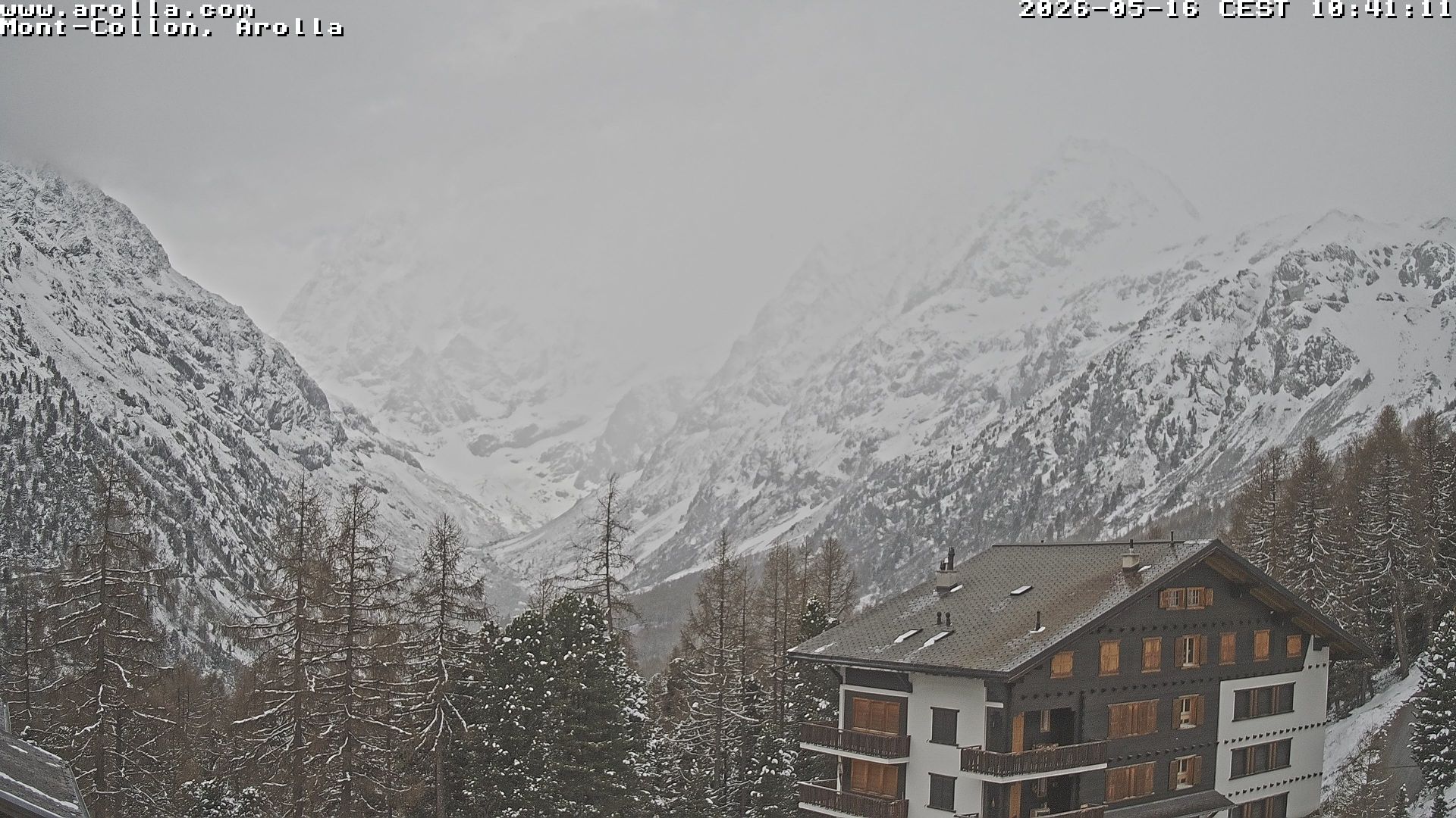 Traffic Cam Arolla › South-East: Mont-Collon