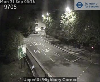 Traffic Cam North Cheam: Upper St/Highbury Corner