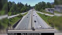 District of North Vancouver > West: 25, Hwy 1 (Upper Levels Highway) at Westview Dr. looking west - Day time