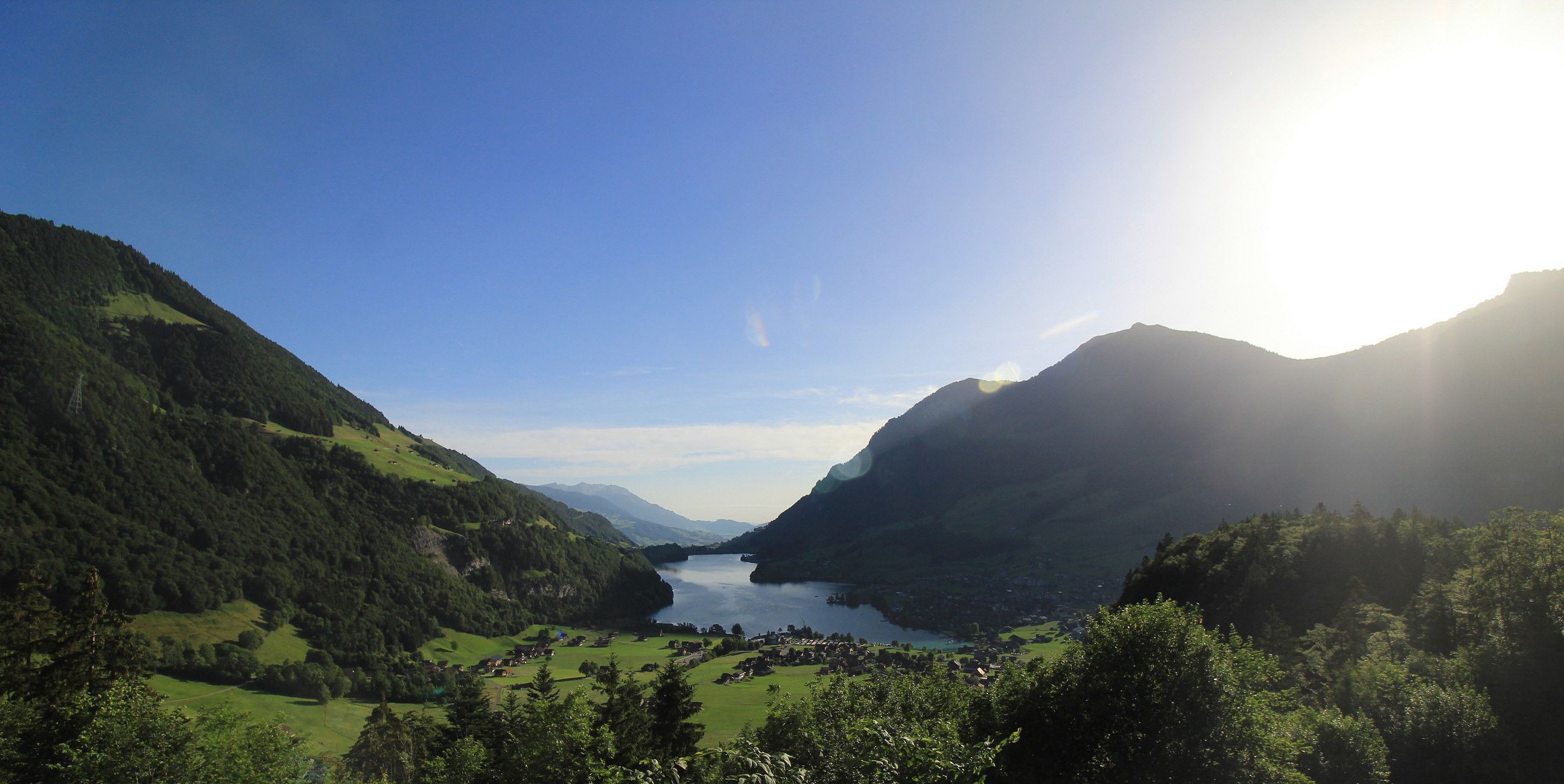 Lungern › Norden: Obsee - Lake Lungern - Fischerparadies Lungern - Mount Pilatus