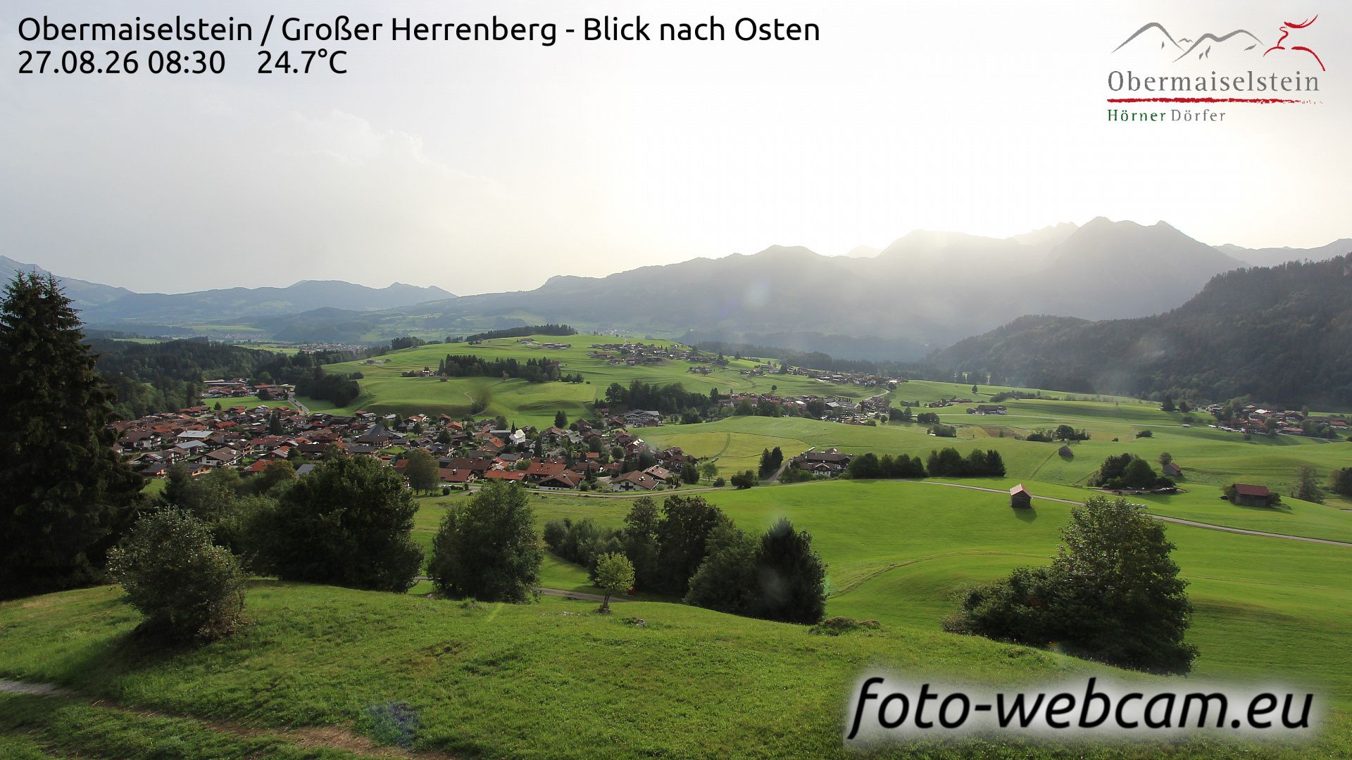 Traffic Cam Obermaiselstein: Großer Herrenberg - Blick nach Osten