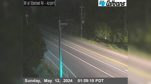 Traffic Cam Monterey › West: SR-68 : Olmsted Airport Road