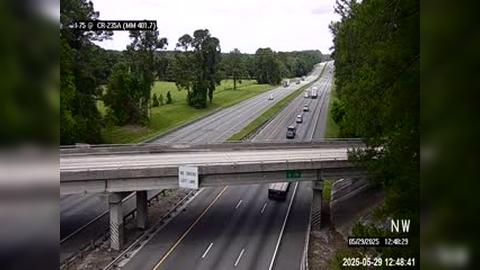 Traffic Cam Spring Hill: I-75 @ MM 401.7 - CR-235A - NW 173rd St