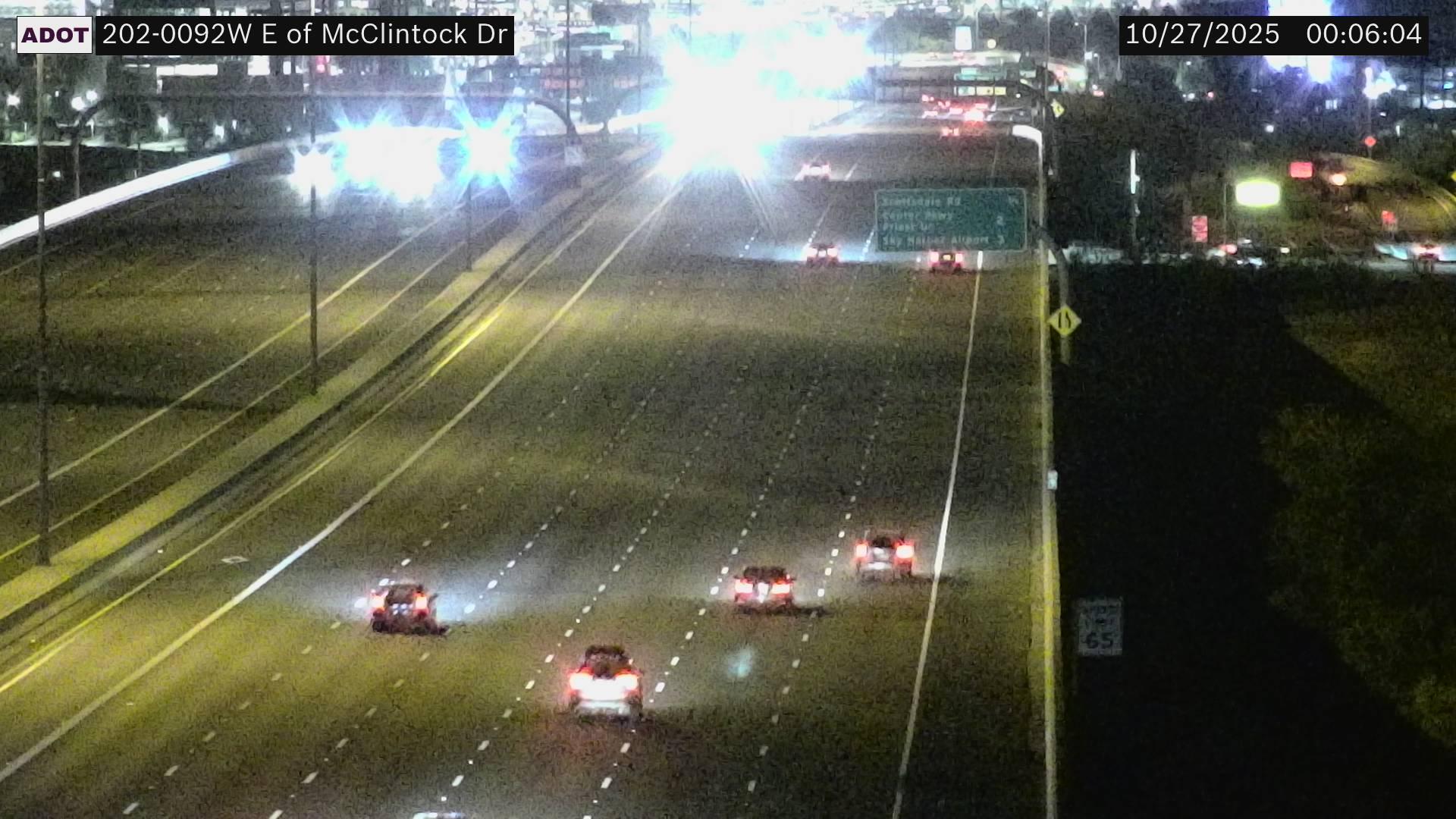 Traffic Cam Tempe › West: L-202 WB 9.26 @E of McClintock