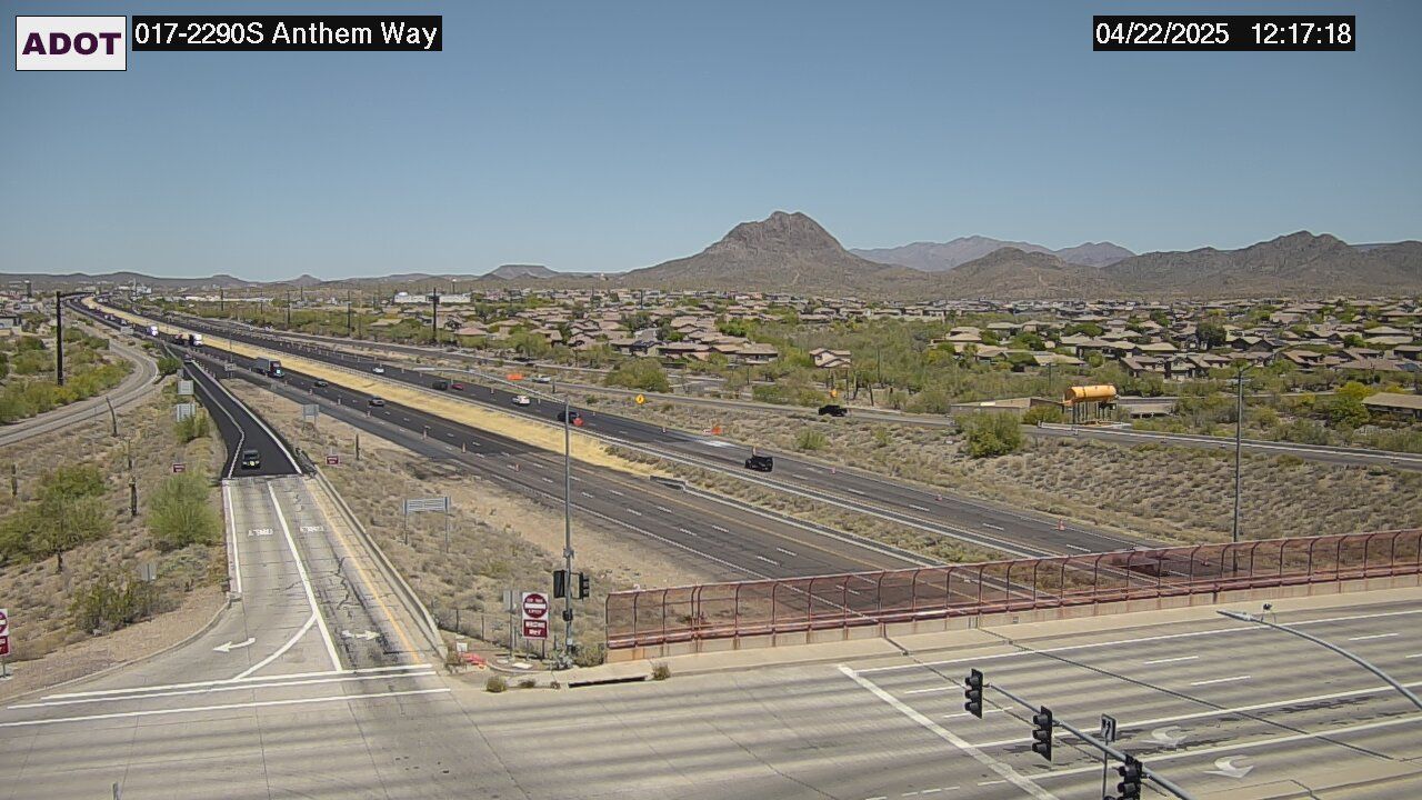 Traffic Cam Anthem › South: I-17 SB 229.05