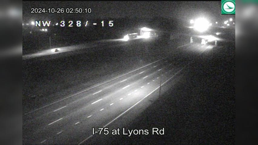 Traffic Cam Shanersville: I-75 at Lyons Rd