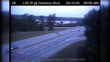 Traffic Cam Columbia: I-26 W @ MM 103 (Harbison Blvd)