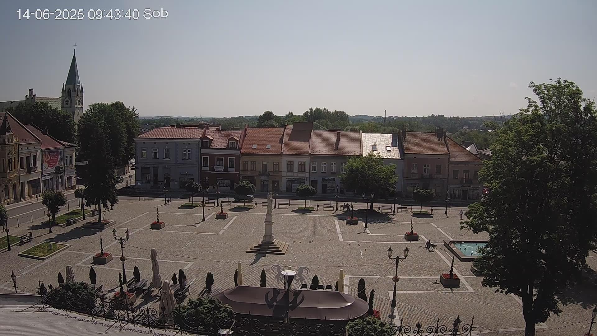 Brzesko East: City Square View Webcam