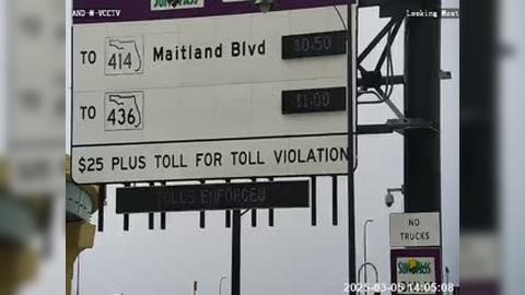Traffic Cam Orlando: Anderson @ I-4 STATIC WB
