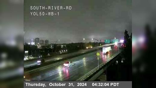 Traffic Cam West Sacramento › West: Hwy 50 at South River Rd